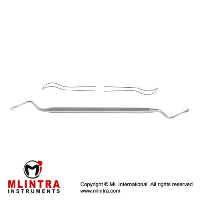 Lucas Bone Curette Stainless Steel, 18.5 cm - 7 1/4"